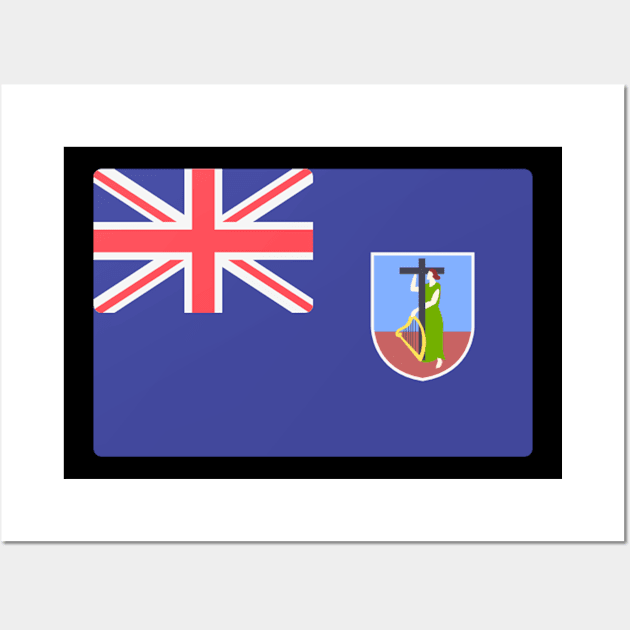 FLAG OF MONTSERRAT Wall Art by Just Simple and Awesome